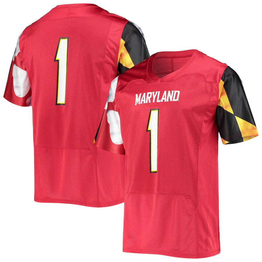 Custom #1 Red Football Shirt Top