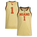 Custom #1 Yellow College Shirt Top