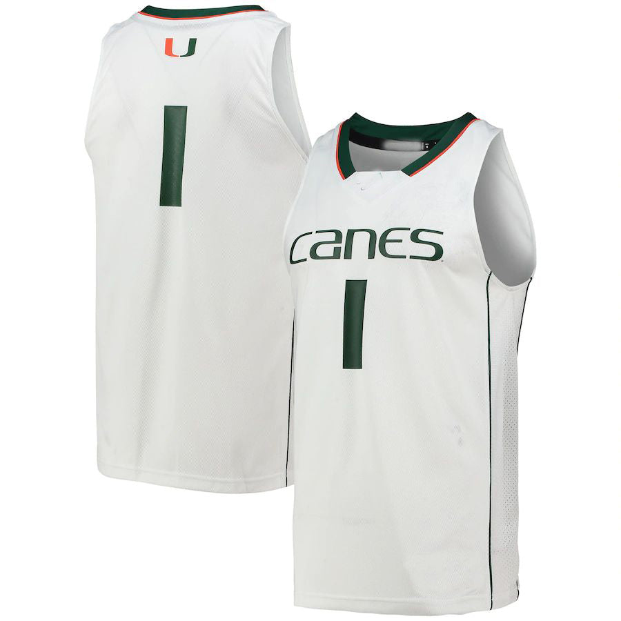 Custom #1 White Basketball Shirt Top