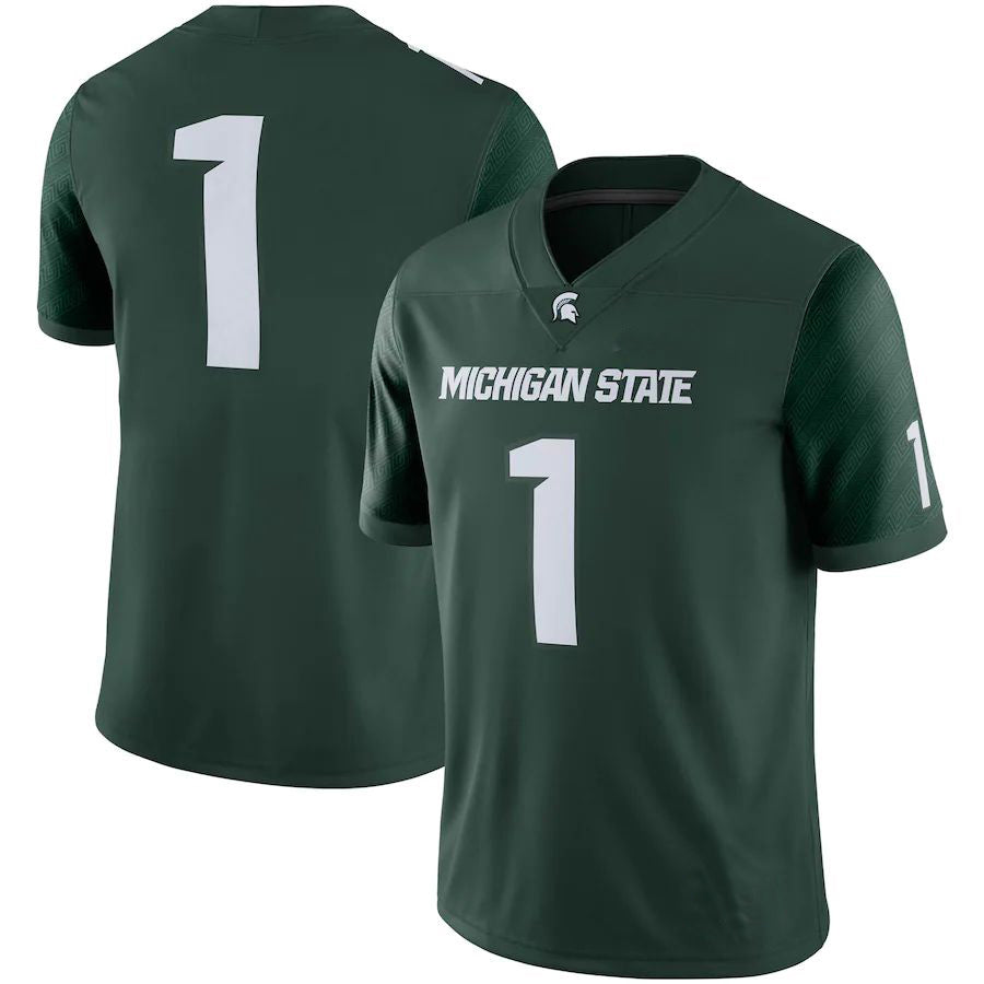 Custom #1 Green College Shirt Top