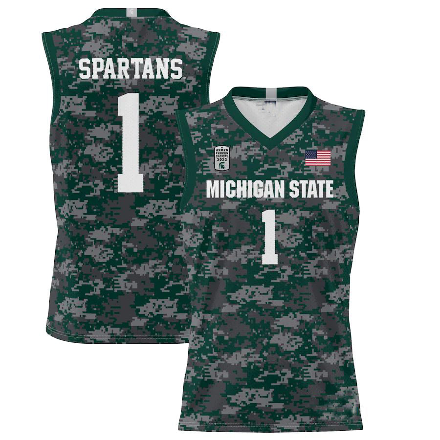 Custom #1 Green 2022 College Shirt Top