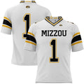 Custom #1 White Football Shirt Top