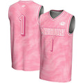 Custom #1 Pink Basketball Shirt Top