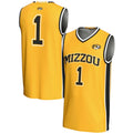 Custom #1 Gold Basketball Shirt Top