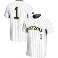 Custom #1 White College Shirt Top