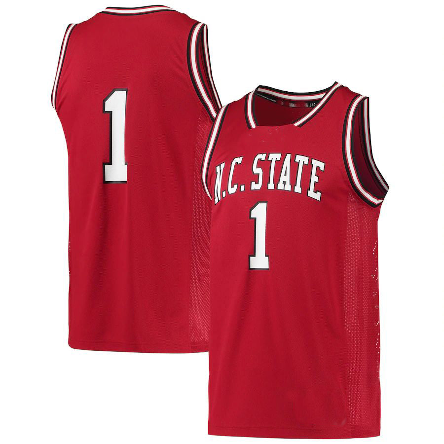 Custom #1 Red Retro College Shirt Top