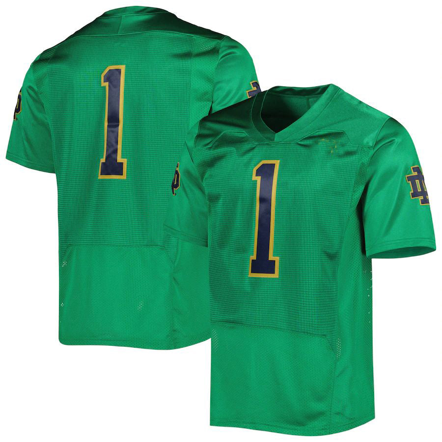Custom #1 Green College Shirt Top