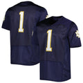 Custom #1 Navy College Shirt Top