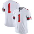 Custom #1 White Football Shirt Top