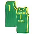 Custom #1 Green Basketball Shirt Top