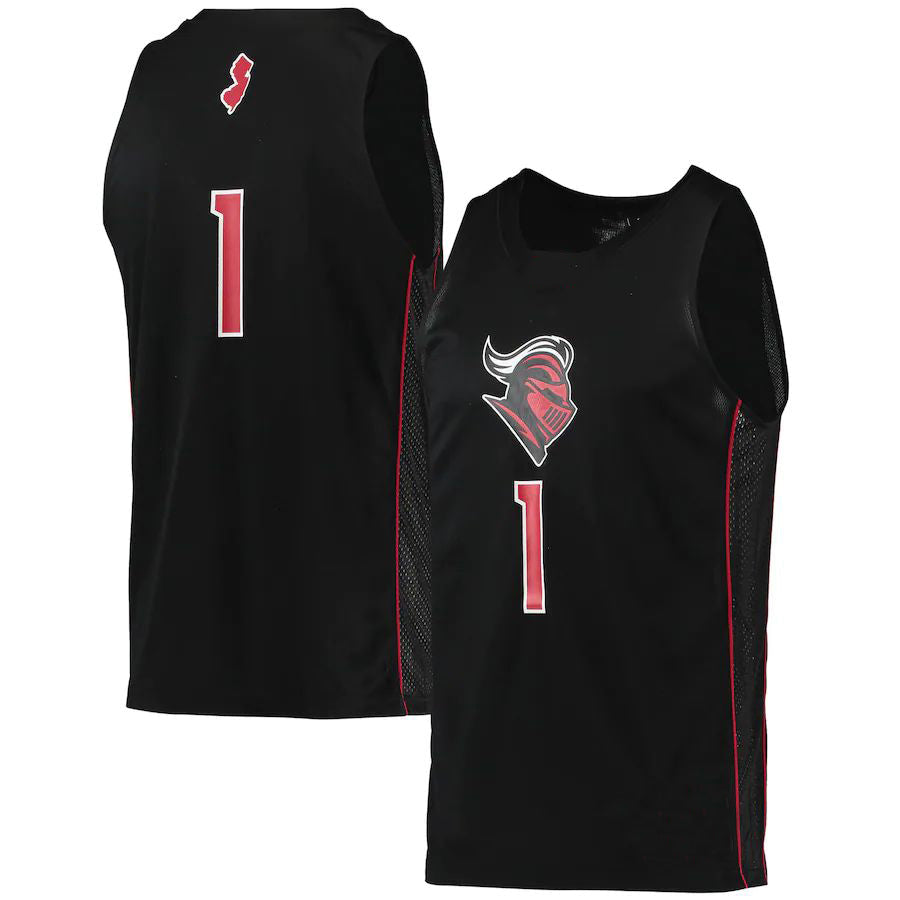 Custom #1 Black Basketball Shirt Top