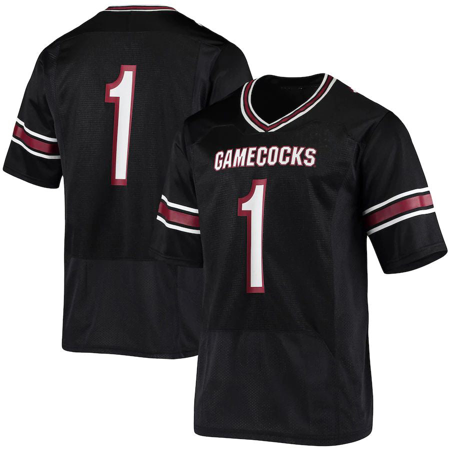 Custom #1 Black Football Shirt Top
