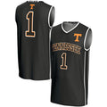 Custom #1 Black Basketball Shirt Top