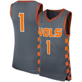 Custom #1 Gray Basketball Shirt Top