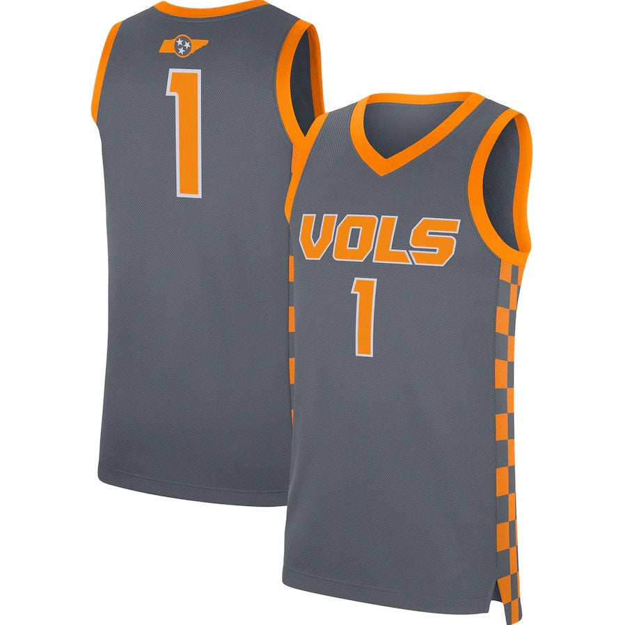 Custom #1 Gray College Shirt Top