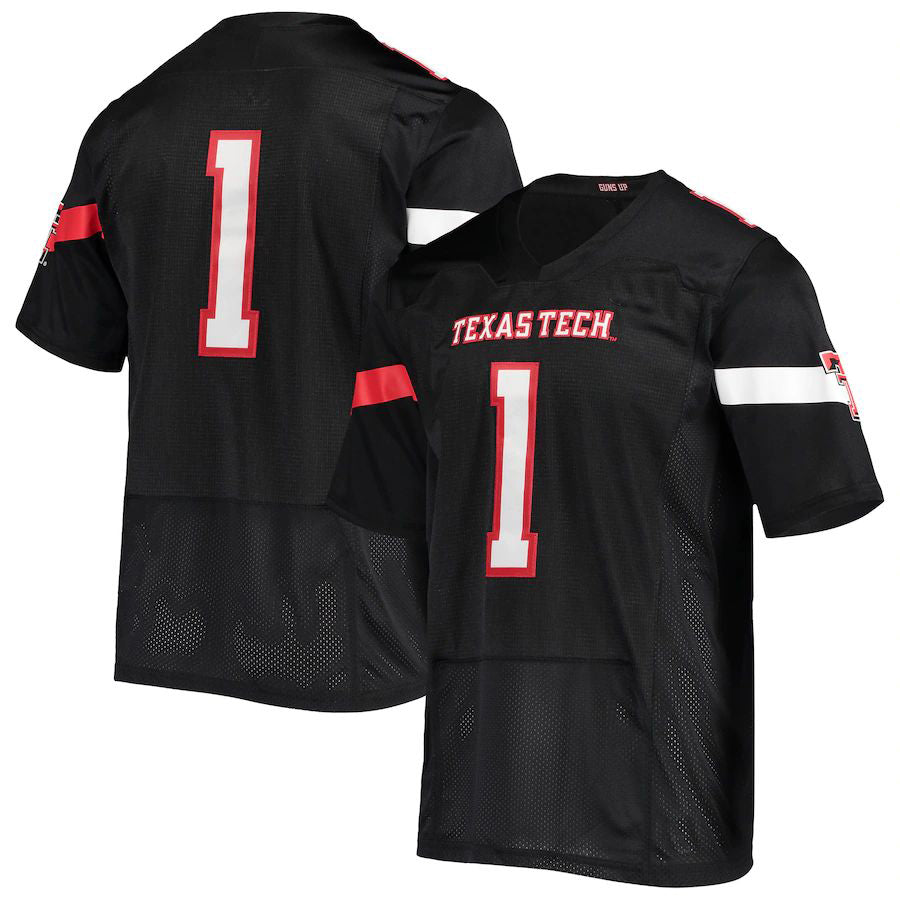 Custom #1 Black LV Football Shirt Top