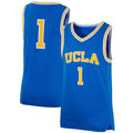 Custom #1 Blue Basketball Shirt Top