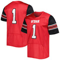 Custom #1 Red College Shirt Top