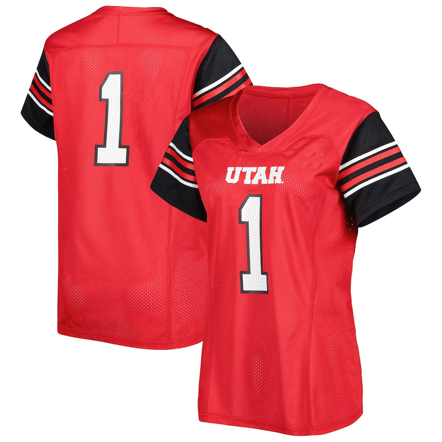 Custom #1 Red Football Shirt Top