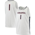 Custom #1 White CLE Basketball Shirt Top