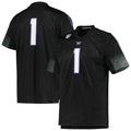 Custom #1 Black Football Shirt Top