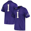 Custom #1 Purple Football Shirt Top