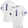 Custom #1 White Football Shirt Top