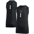 Custom #1 Black College Shirt Top