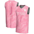 Custom #1 Pink Basketball Shirt Top