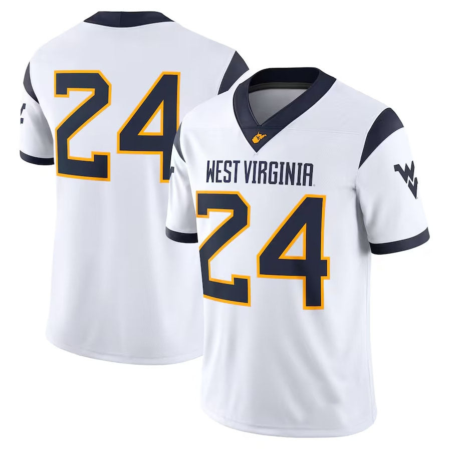 Custom #24 White College Shirt Top