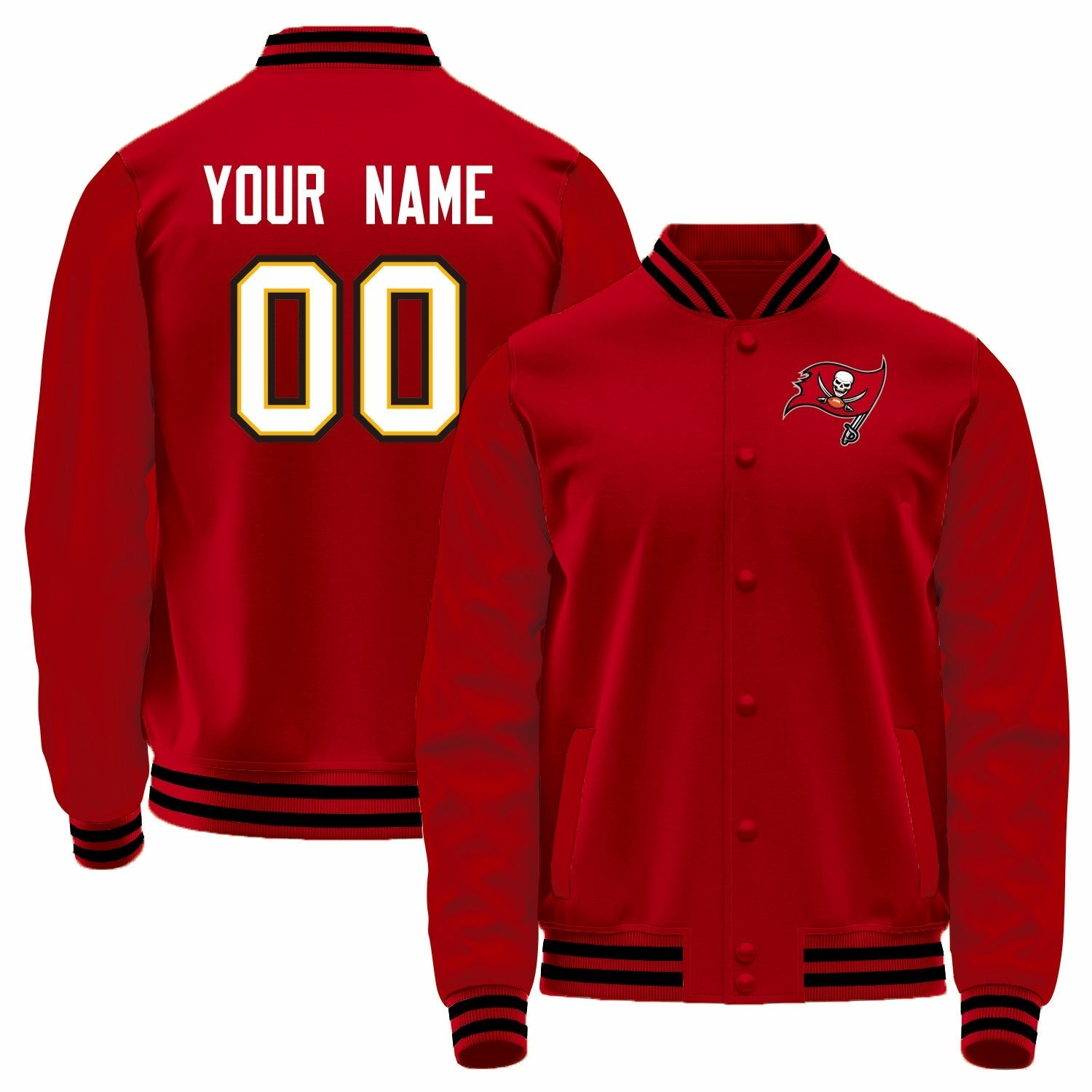 Custom Red TB Football Shirt Top