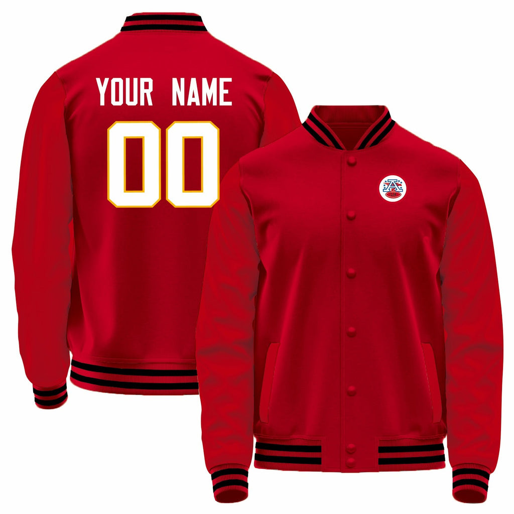 Custom Red KC Football Shirt Top