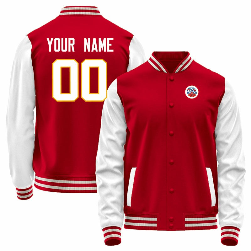 Custom White KC Football Shirt Top