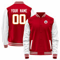 Custom White KC Football Shirt Top