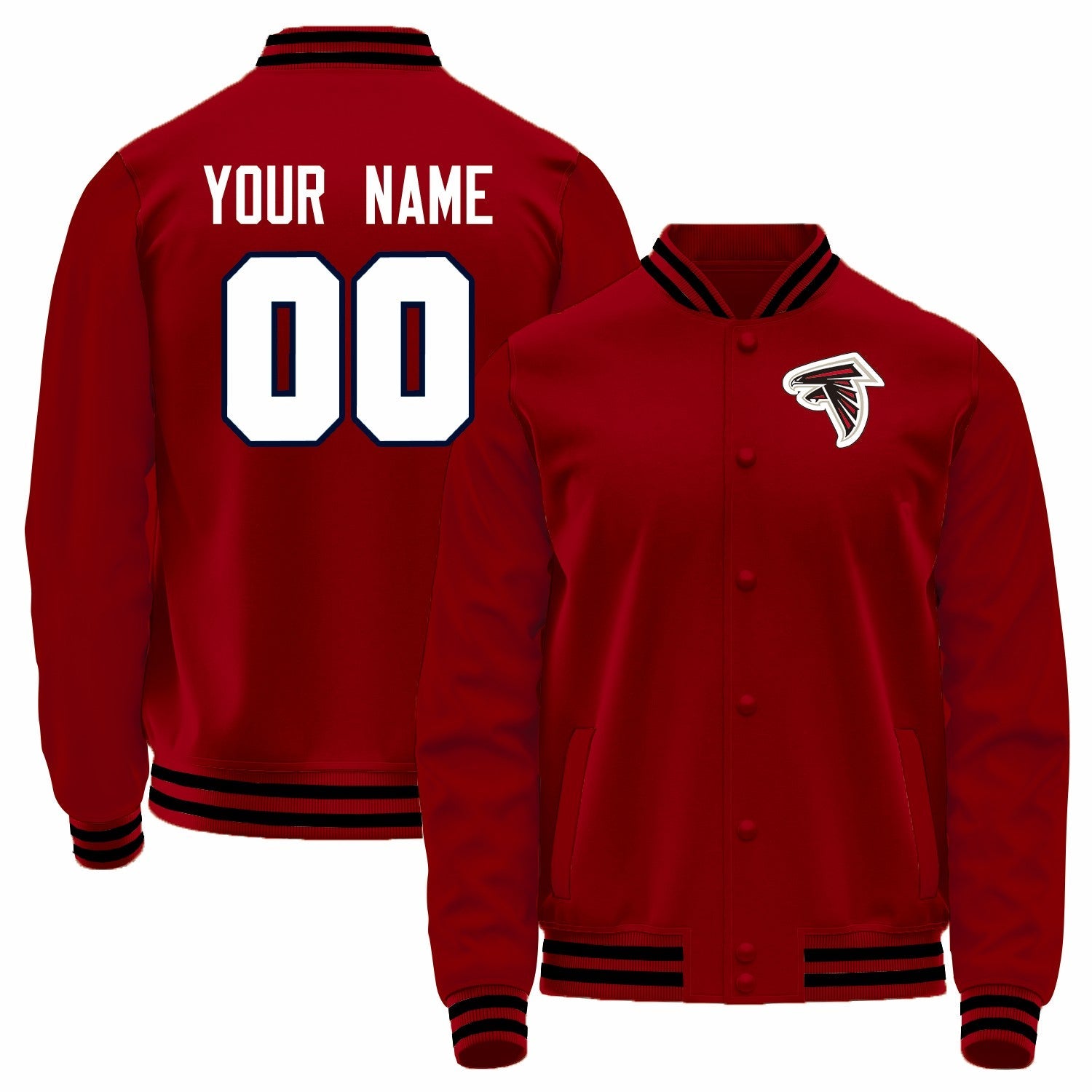 Custom Red ATL Football Shirt Top