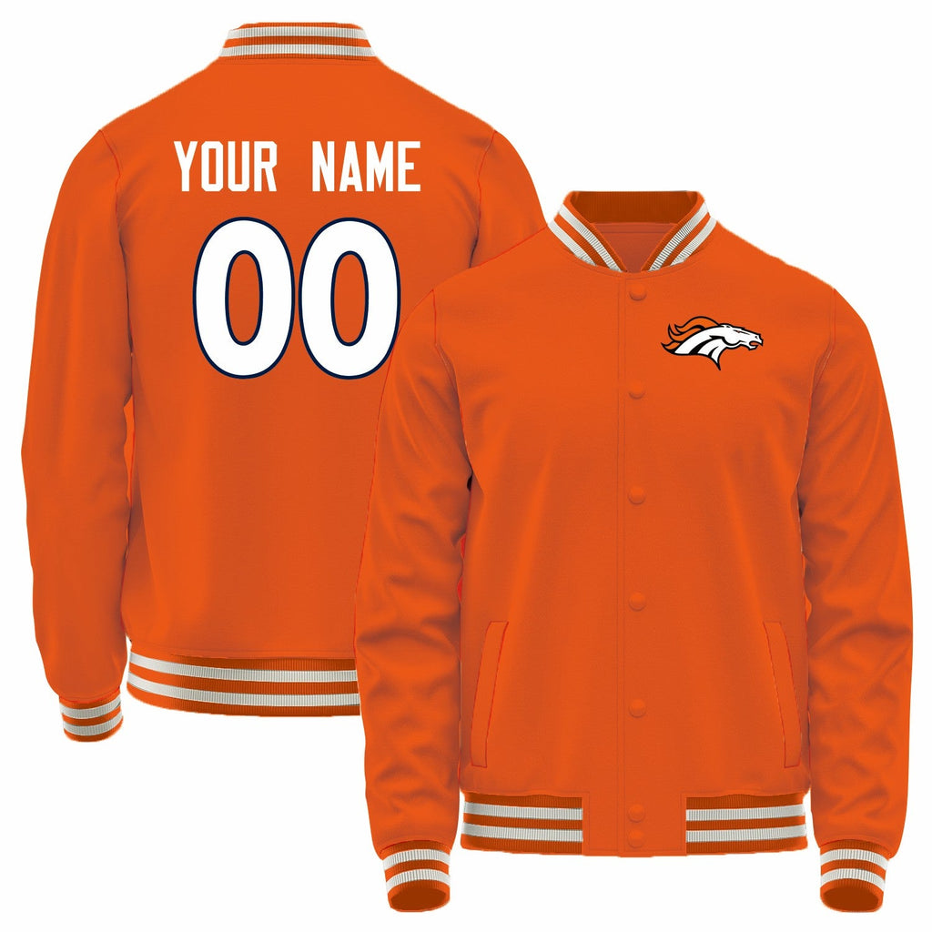 Custom Orange DEN Football Shirt Top