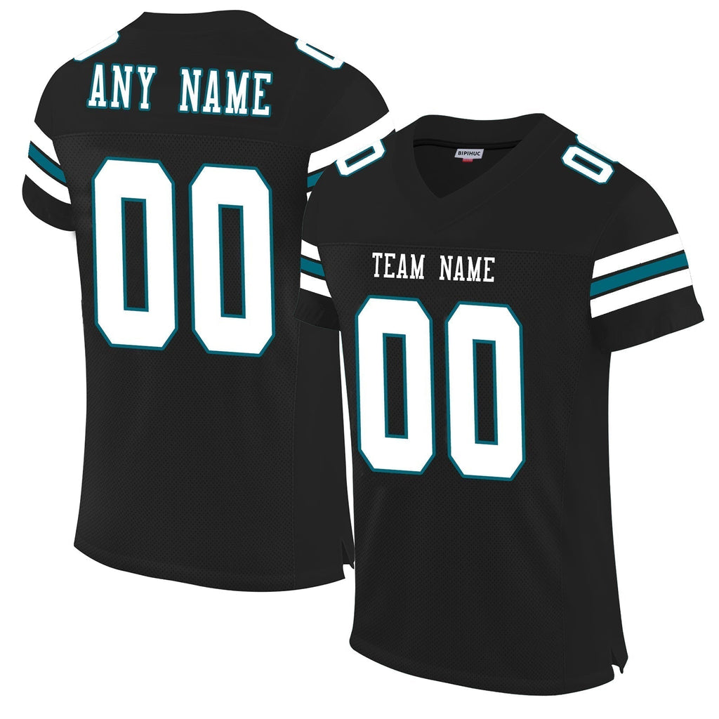 Custom Black JAX Football Shirt Top