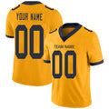 Custom Gold LAC Football Shirt Top