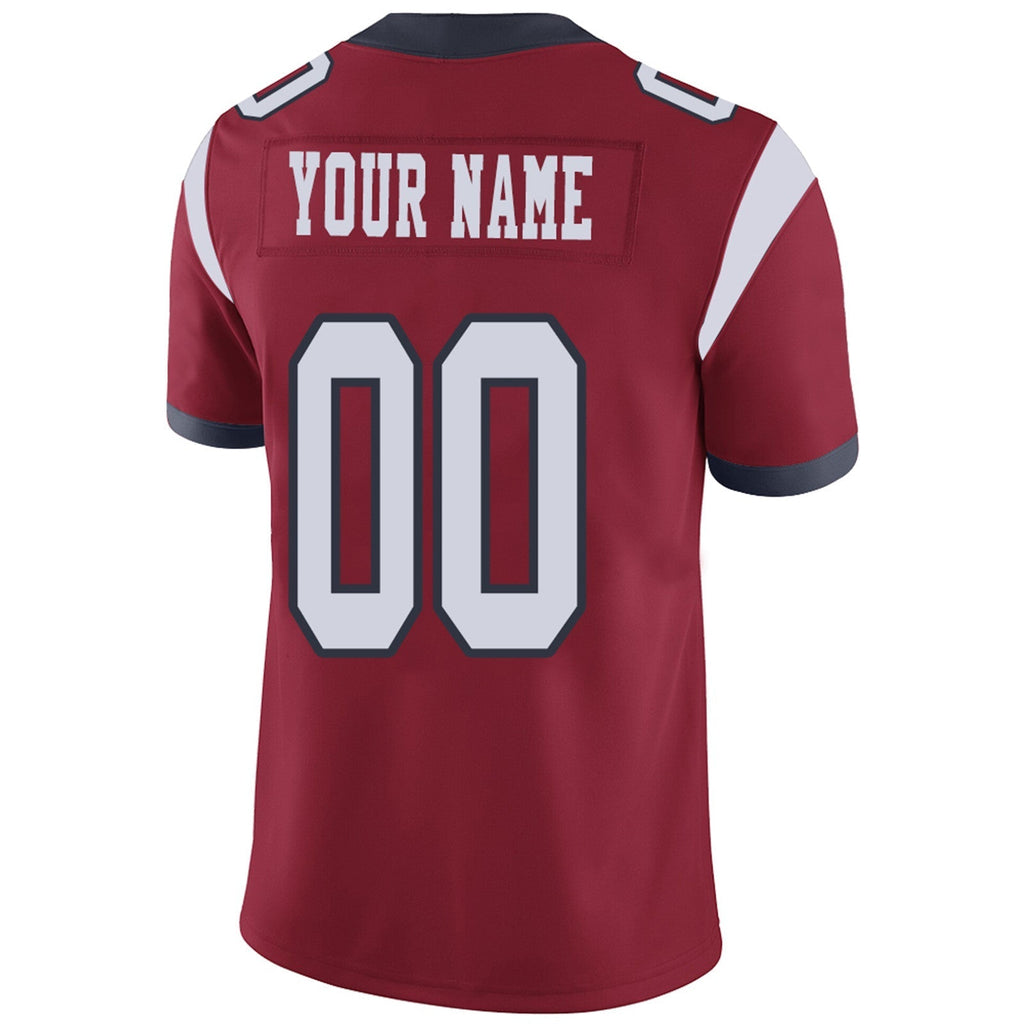 Custom Navy HOU Football Shirt Top