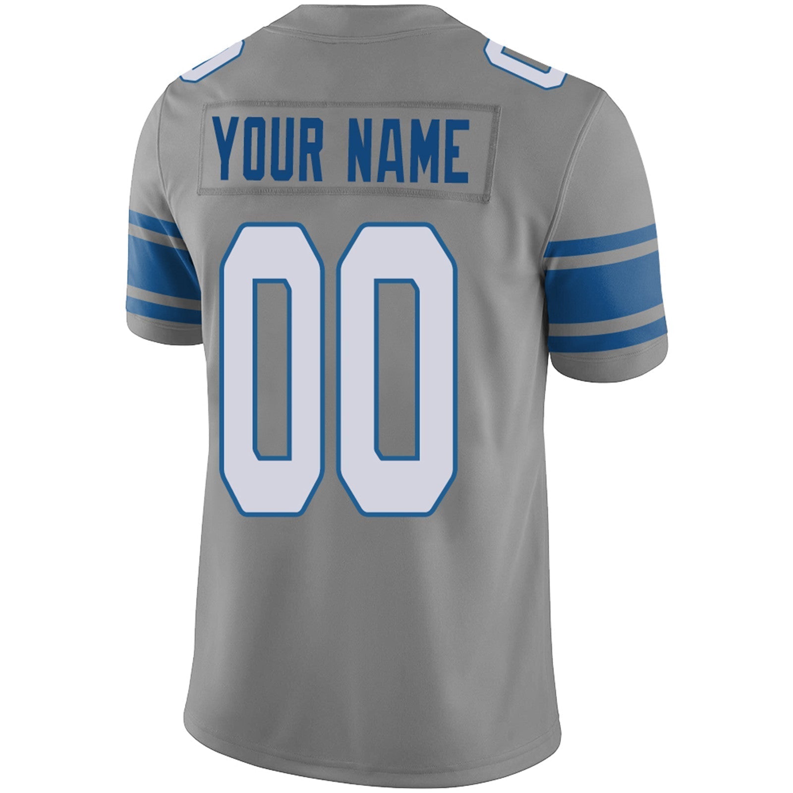 Custom Blue DET Football Shirt Top