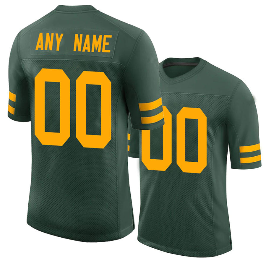 Custom Green 2022 GB Football Shirt Top
