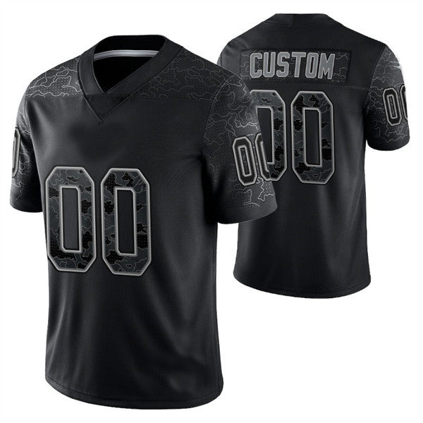 Custom Black PHI Football Shirt Top