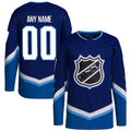 Custom Blue 2022 COL Hockey Shirt Top
