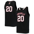Custom #20 Black Retro Basketball Shirt Top