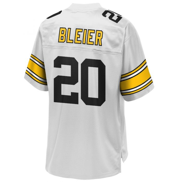 Custom #20 White PIT Football Shirt Top
