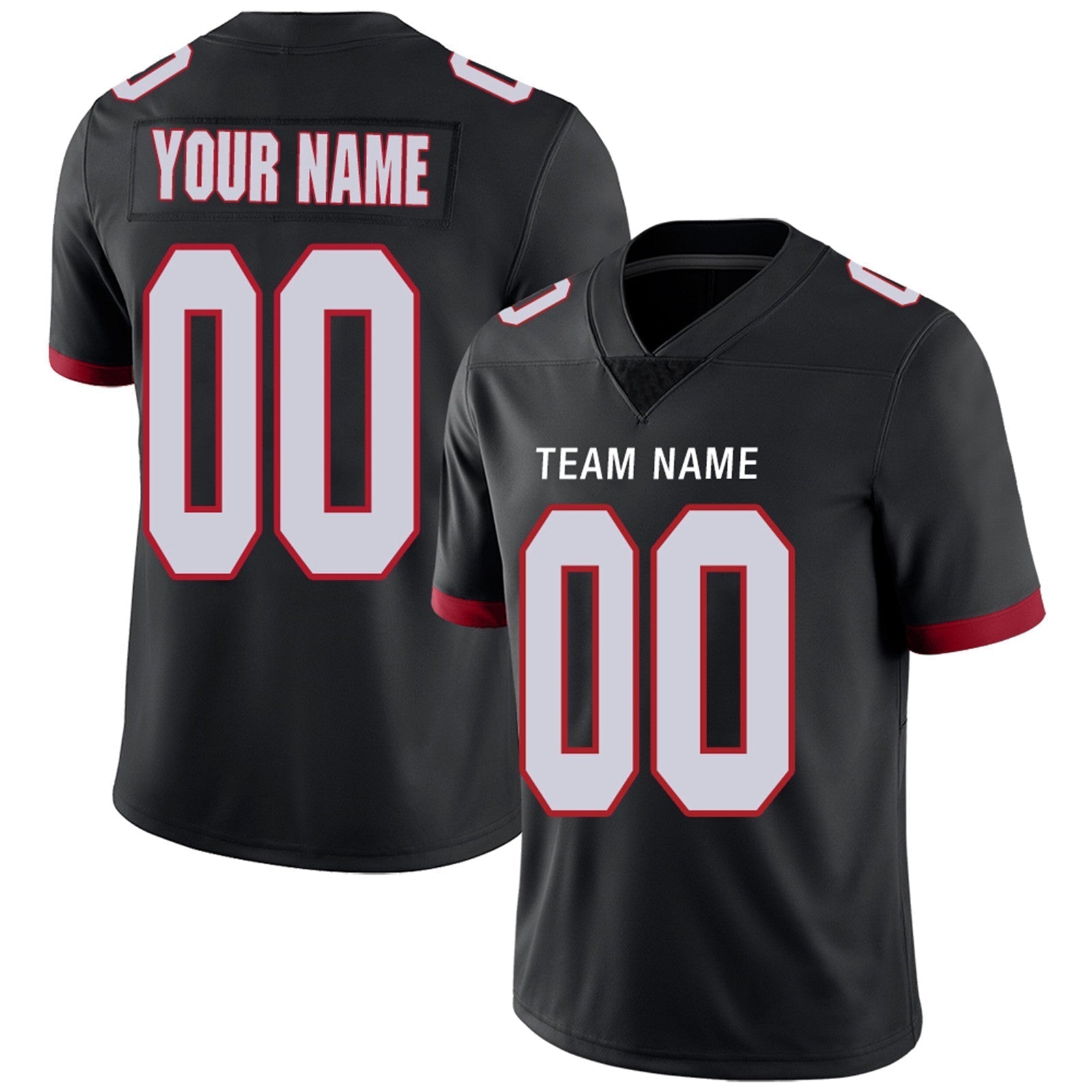 Custom Red ATL Football Shirt Top