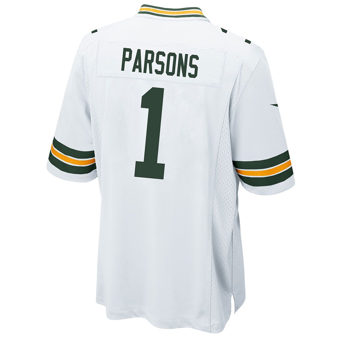 Custom #1 White GB Football Shirt Top