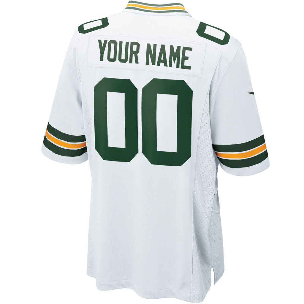 Custom White GB Football Shirt Top