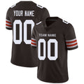 Custom Brown CLE Football Shirt Top