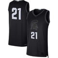 Custom #21 Black Basketball Shirt Top